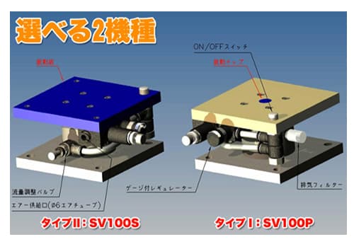 小型振動プレス構造